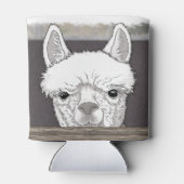 アルパカポートレート 缶クーラー (裏面)