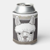 アルパカポートレート 缶クーラー (缶裏面)