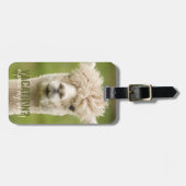 アルパカマイバッグカスタム ラゲッジタグ (正面横)