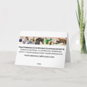 アルパカママ幸せな母親のデイカード カード (裏面)