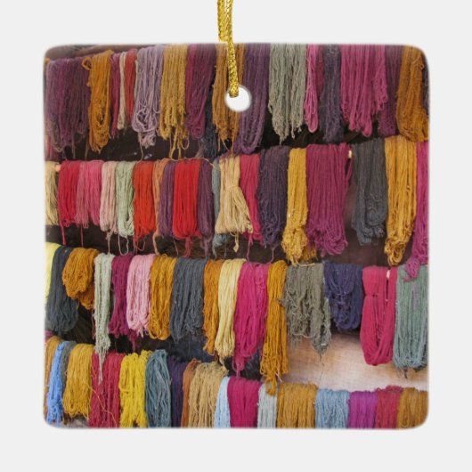 アルパカヤーン セラミックオーナメント (正面)