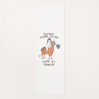 アルパカユアバッグレッツ魚釣りユニコーン ヨガマット