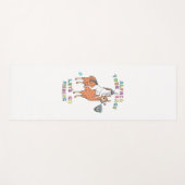 アルパカユアバッグレッツ魚釣りユニコーン ヨガマット (正面(横))