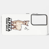 アルパカユエスマイル SAMSUNG GALAXYケース (裏面横)