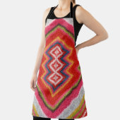 アルパカラフルカモヘアのセーターオーナメントが閉まる。 エプロン (インサイチュ)