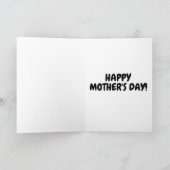 アルパカラママザーズデイカード カード (内部)