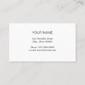 アルパカラ   マモダンかわいい動物 名刺 (裏面)