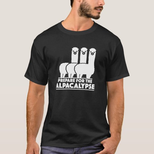 アルパカリの準備をする Tシャツ (正面)