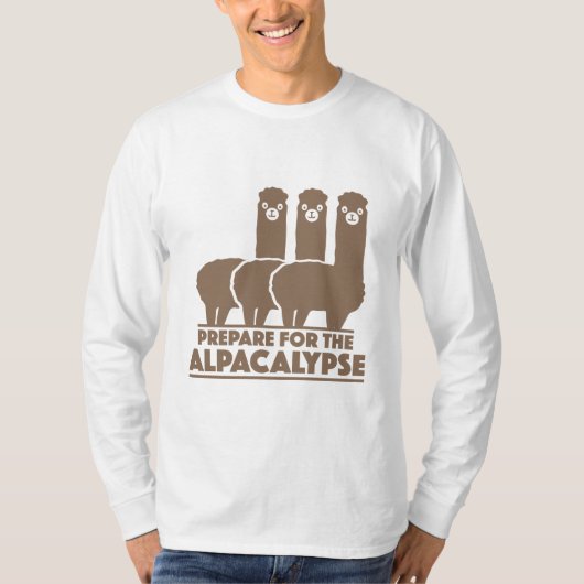 アルパカリの準備をする Tシャツ (正面)