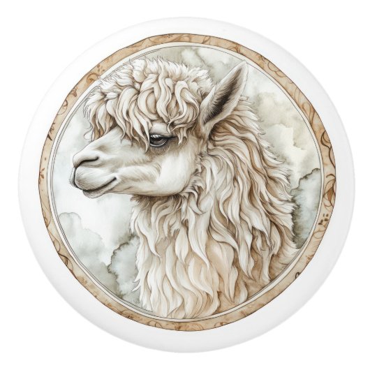 アルパカワイルドタームアンドタイムレスコレクション セラミックノブ (正面)