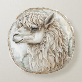 アルパカワイルドタームアンドタイムレスコレクション ラウンドクッション