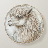 アルパカワイルドタームアンドタイムレスコレクション ラウンドクッション (裏面)