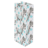 アルパカワイン抱き枕 ワインギフトバッグ (正面アングル)