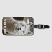 アルパカ休暇の荷物のラベルのための私のバッグ ラゲッジタグ (正面横)