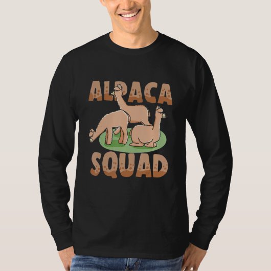 アルパカ分隊 Tシャツ (正面)
