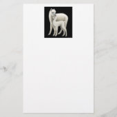 アルパカ及びCriaの文房具 便箋 (正面)