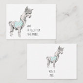 アルパカ名刺 名刺 (正面/裏面)