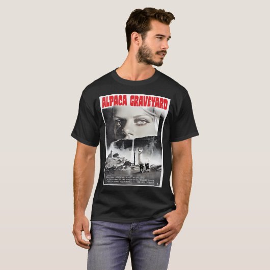 アルパカ墓地 Tシャツ (正面フル)