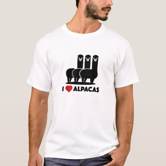 アルパカ大好き Tシャツ (正面)