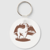 アルパカ山脈 キーホルダー (正面)