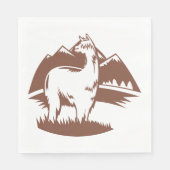 アルパカ山脈 スタンダードランチョンナプキン (正面)