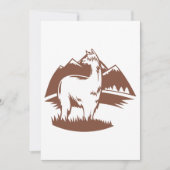 アルパカ山脈 招待状 (正面)