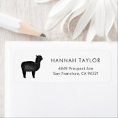 アルパカ差出人住所 ラベル (インサイチュ)