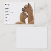 アルパカ愛名刺 名刺 (正面/裏面)