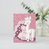 アルパカ愛 ポストカード (スタンド正面)