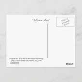 アルパカ愛 ポストカード (裏面)