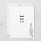 アルパカ招待状 招待状 (裏面)