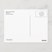 アルパカ挨拶！ ポストカード (裏面)