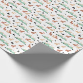 アルパカ春ガーデン ラッピングペーパー (角)