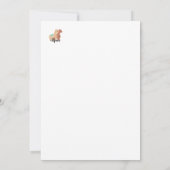 アルパカ春ガーデンTシャツ サンキューカード (裏面)