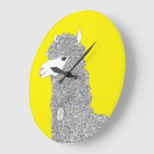 アルパカ時計 ラージ壁時計 (傾斜)