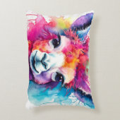 アルパカ水彩画#217 アクセントクッション (正面(垂直))