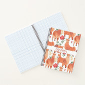 アルパカ水色パタカラフルーン ノートブック (内部)