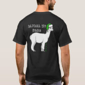 アルパカ私のバッグ Tシャツ (裏面)