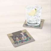 アルパカ編み物 スクエアペーパーコースター (インサイチュ)