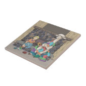 アルパカ編み物 タイル (側面)