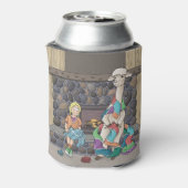 アルパカ編み物 缶クーラー (缶裏面)