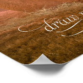 アルパカ聖書の詩が神のポスターに近づく ポスター (角)