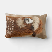 アルパカ装飾用クッション ランバークッション (裏面)