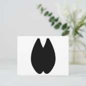 アルパカ足跡 ポストカード (スタンド正面)