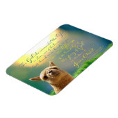 アルパカ金ゴールドティール（緑がかった色）バイブルVerseフォトマグネット マグネット (左側)