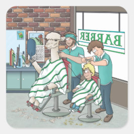 アルパカ髪 スクエアシール