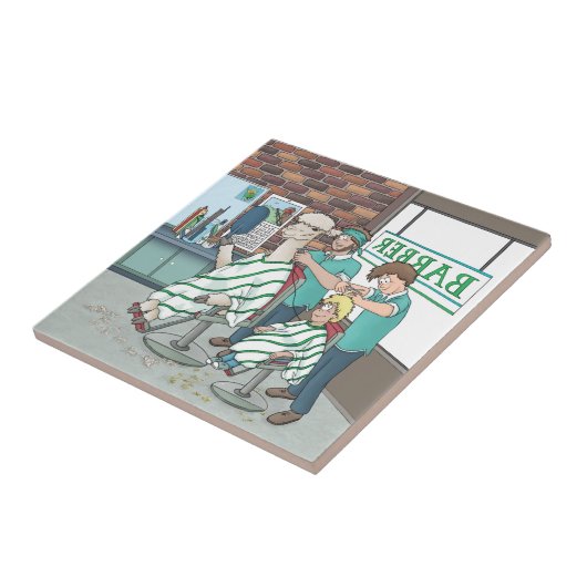 アルパカ髪 タイル (側面)