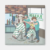 アルパカ髪 マグネット (正面)