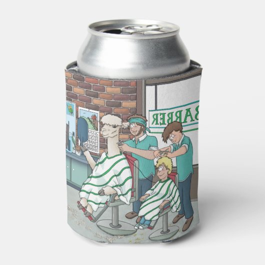 アルパカ髪 缶クーラー (缶正面)