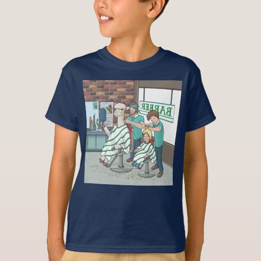 アルパカ髪 Tシャツ (正面)